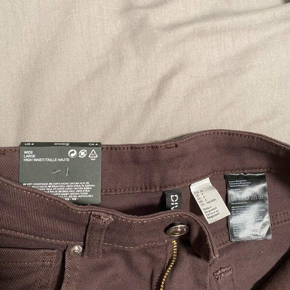 H&M Dark Brown Wide-Leg Jeans - Picture 4 of 5